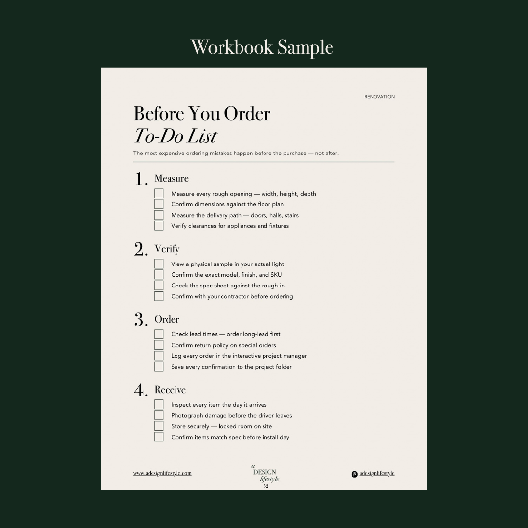 The Renovation Standard Toolkit