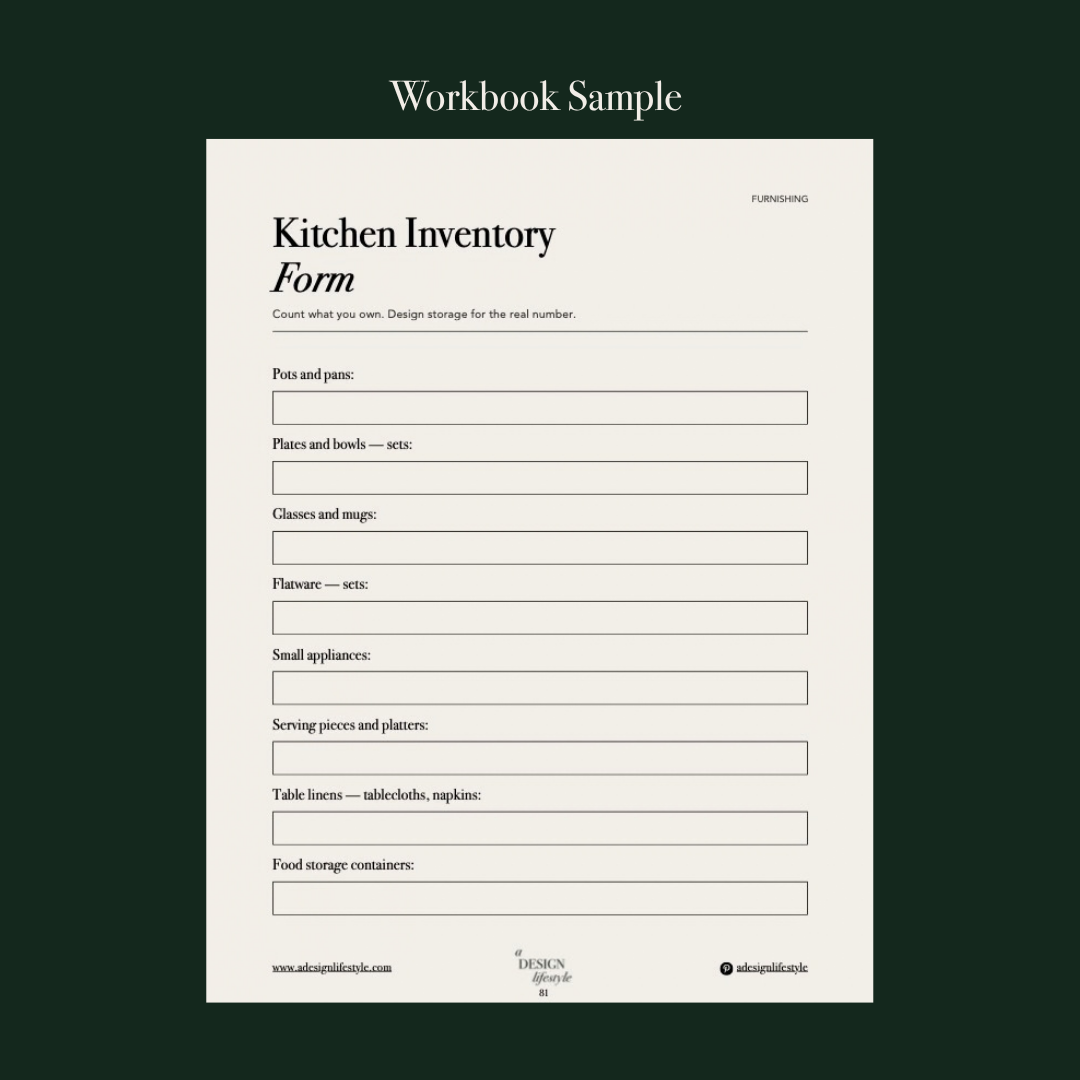 The Furnishing Standard Toolkit