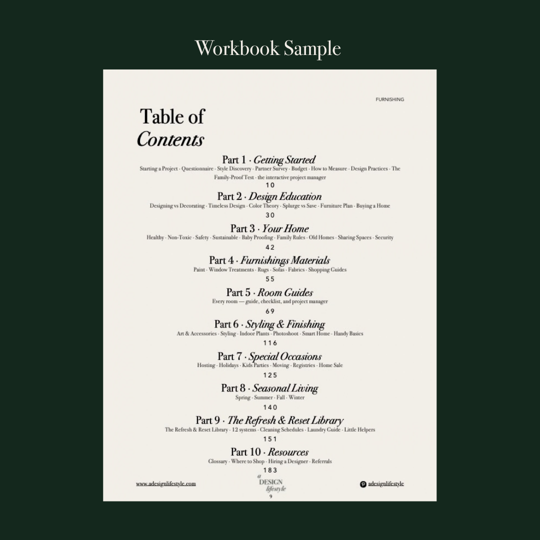 The Furnishing Standard Toolkit