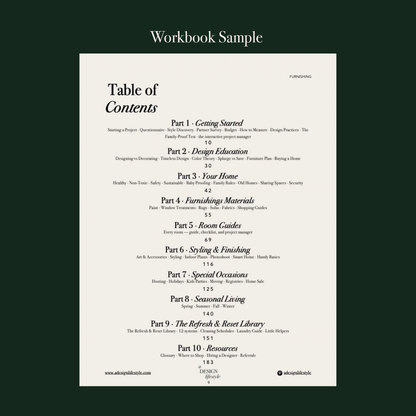 The Furnishing Standard Toolkit