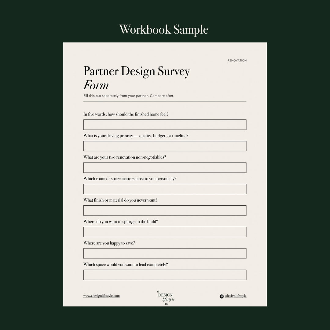 The Renovation Standard Toolkit