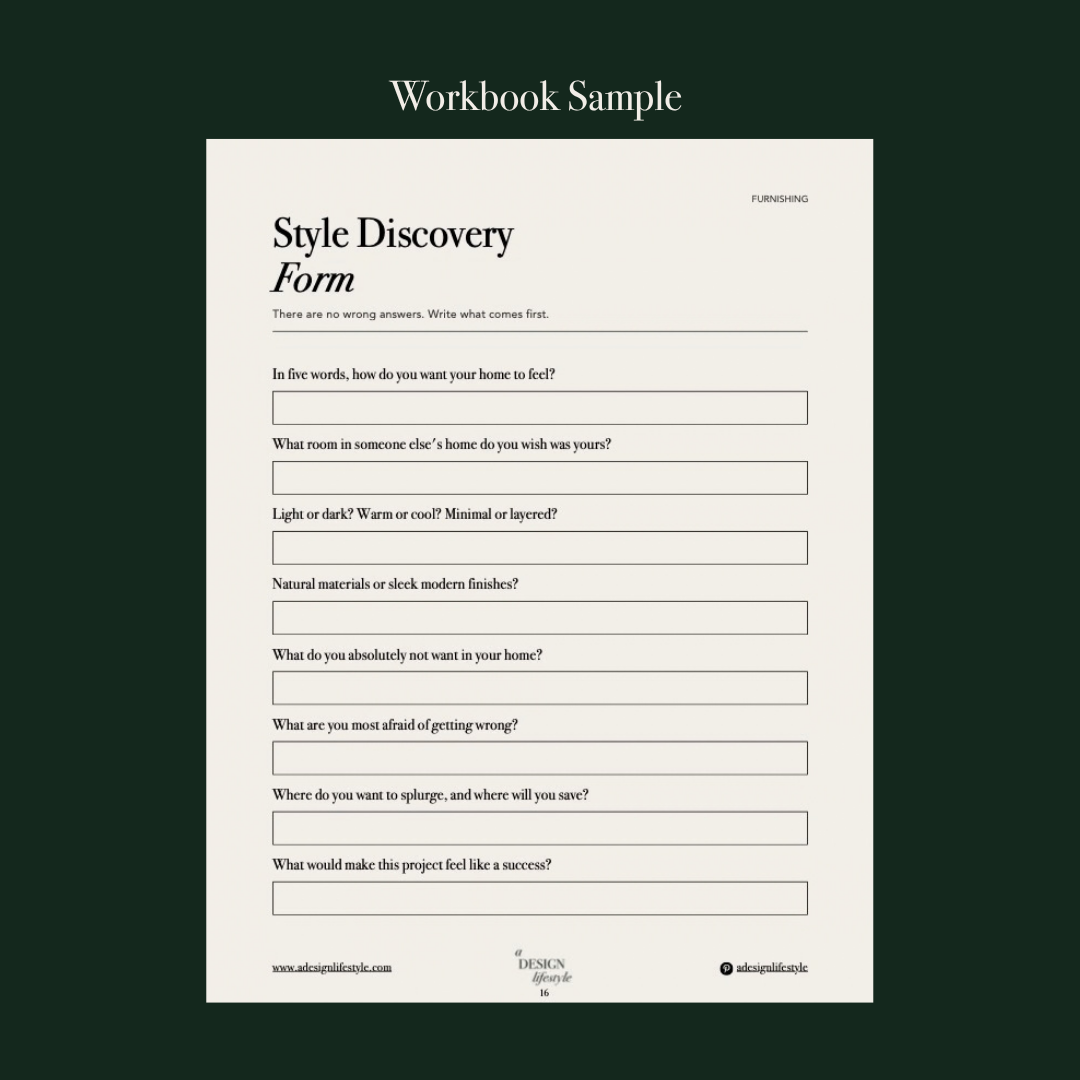 The Furnishing Standard Toolkit