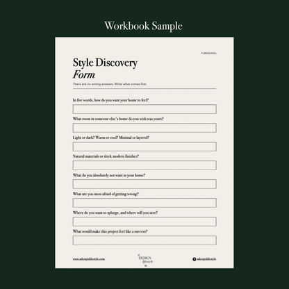 The Furnishing Standard Toolkit