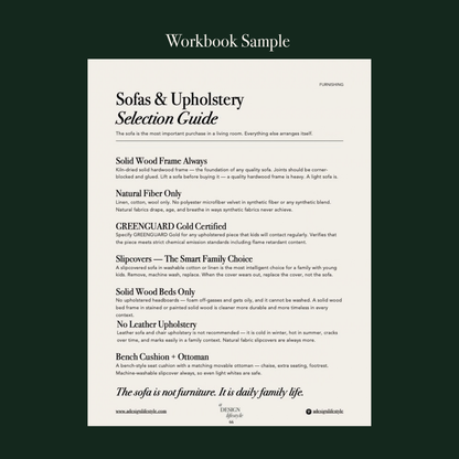 The Furnishing Standard Toolkit