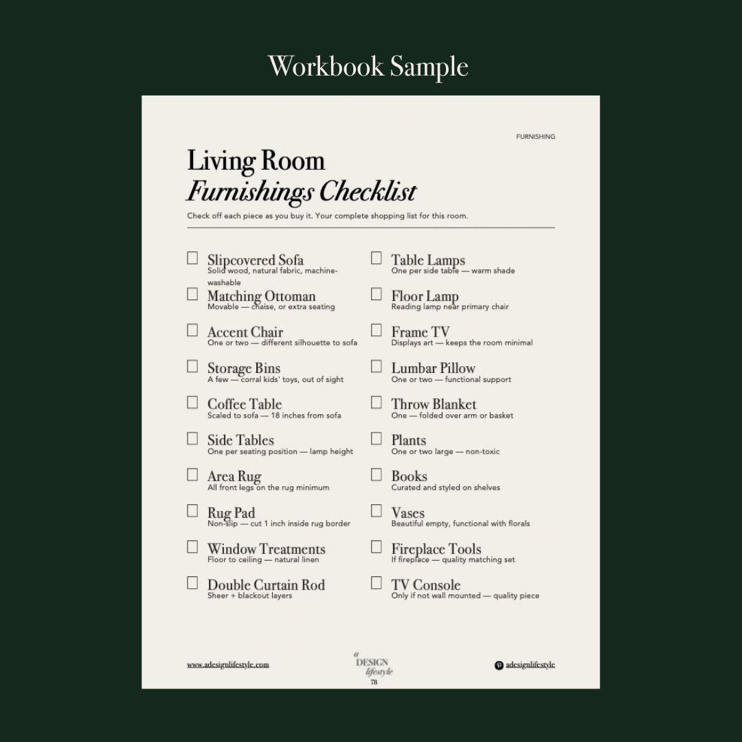 The Furnishing Standard Toolkit